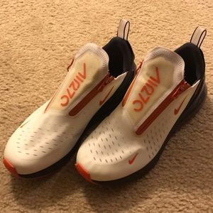 Nike Air Max 270 white black and orange mens 10.5